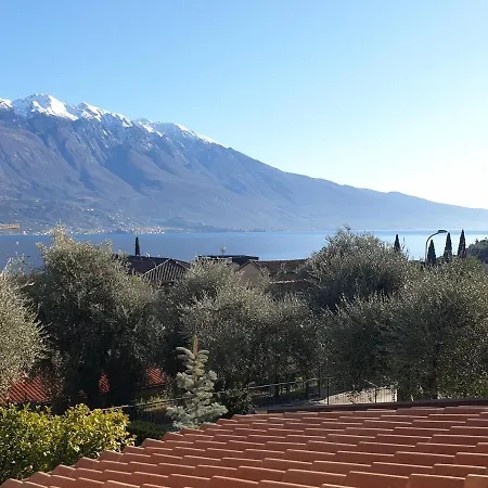 Am Gardasee Blick Limone sul Garda